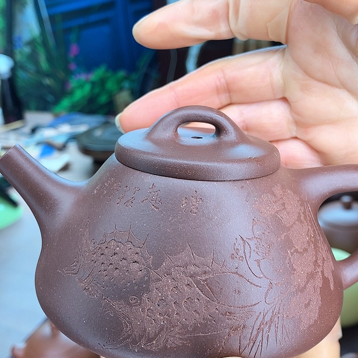 底槽青茶壶用****6子冶石瓢，260c c