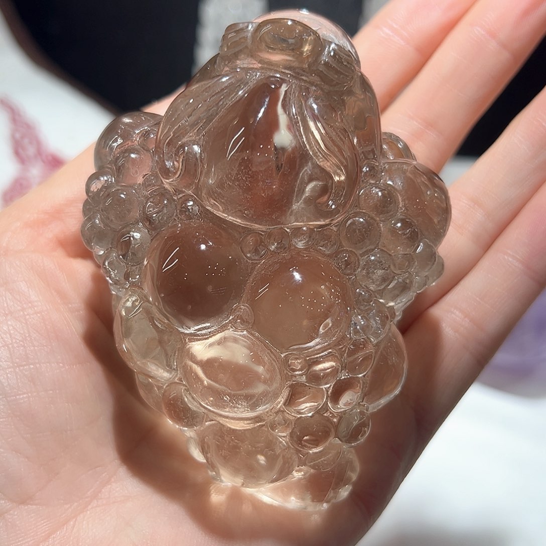 水晶摆件球未镶嵌紫****1