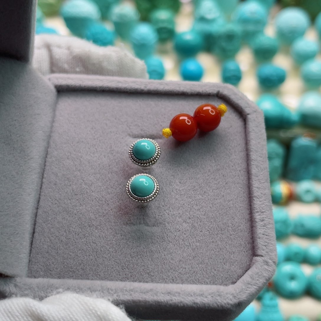 南红玛瑙珠宝奇石银S925镶嵌