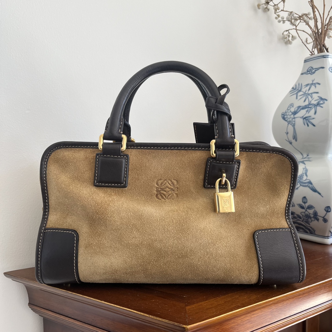 95新 LOEWE/罗意威 千禧一代-麂皮亚马逊手提包 -14316004