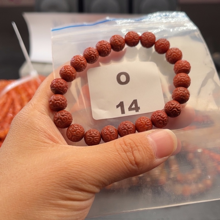 南红玛瑙未镶嵌多样性发货默认微瑕9mm
