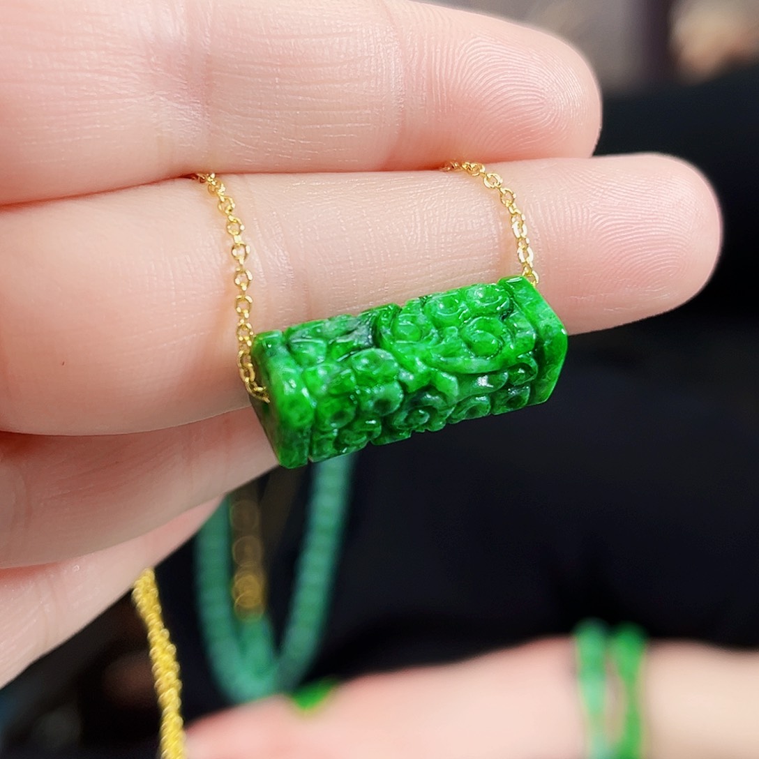 翡翠颈饰未镶嵌多样性发货