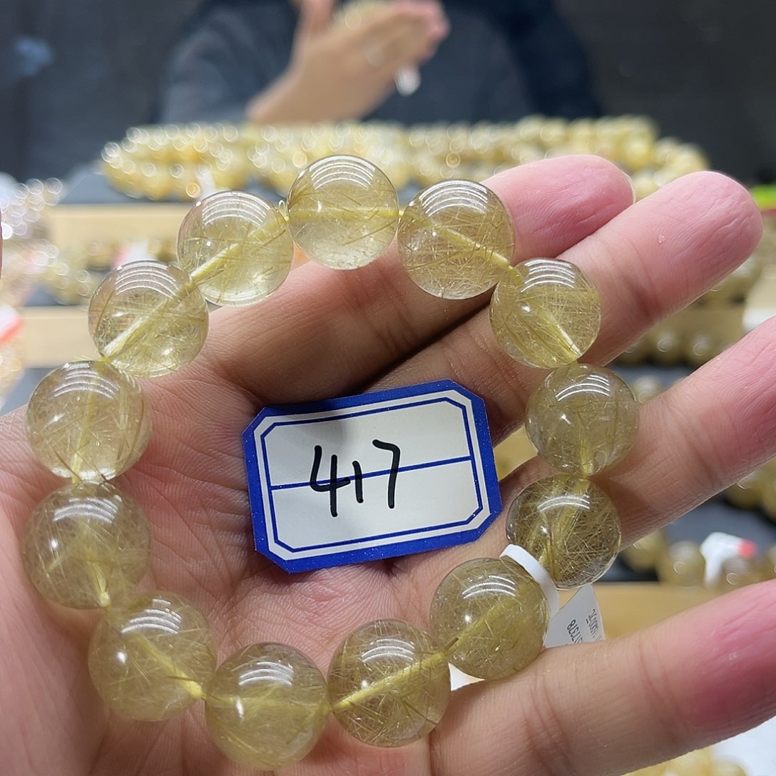 水晶手链未镶嵌?晶莹剔透
