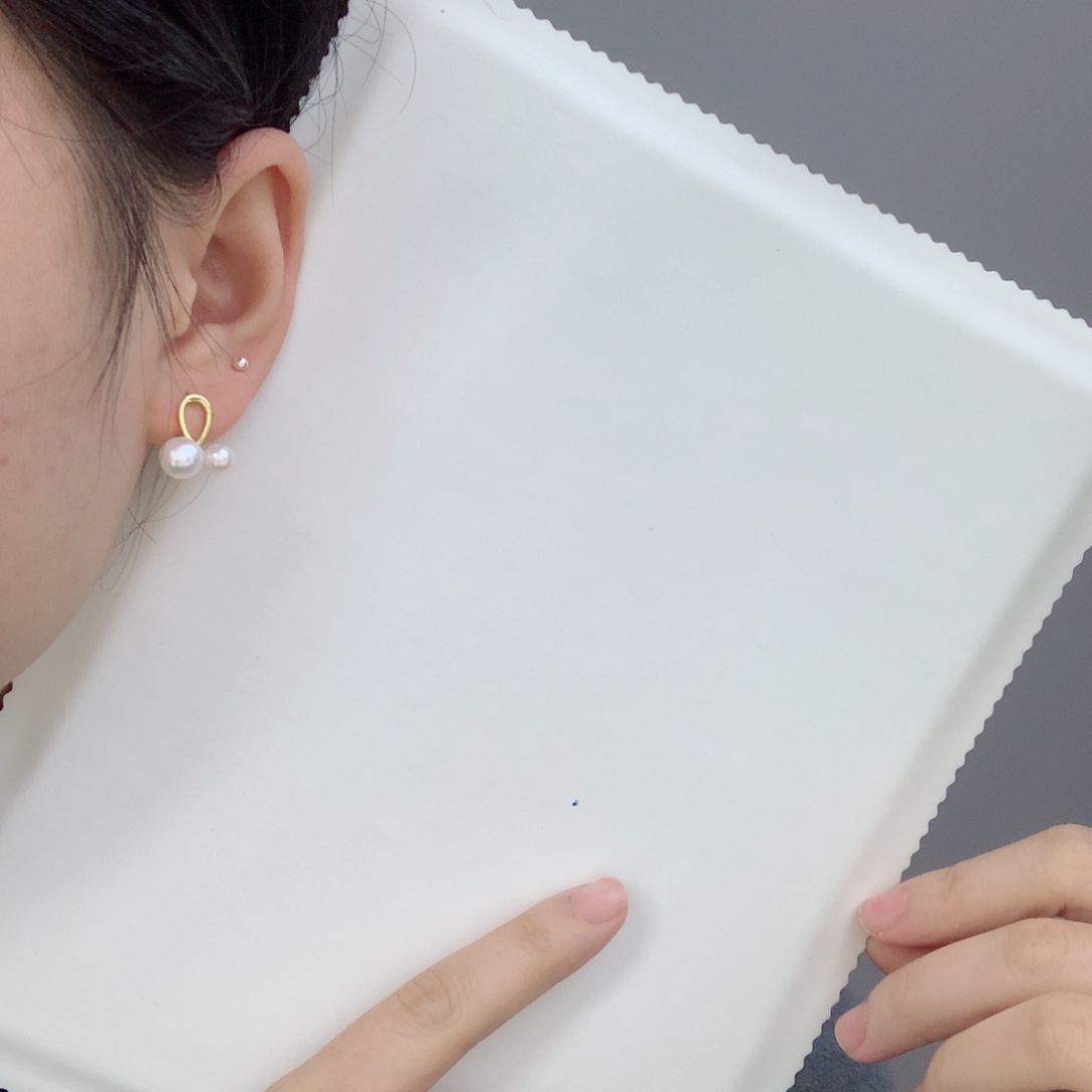 未镶嵌耳饰淡水珍珠