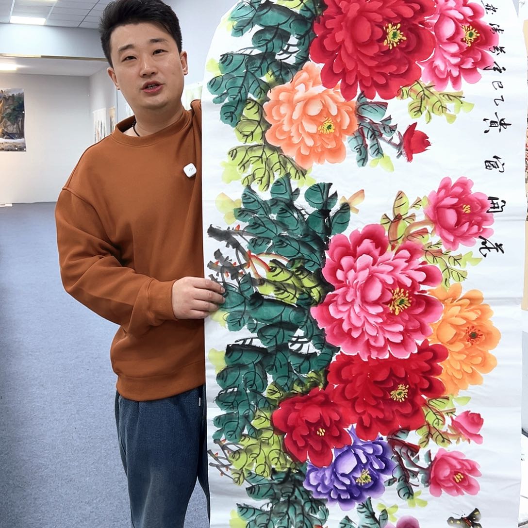 国画国画作品宣纸纯手绘
