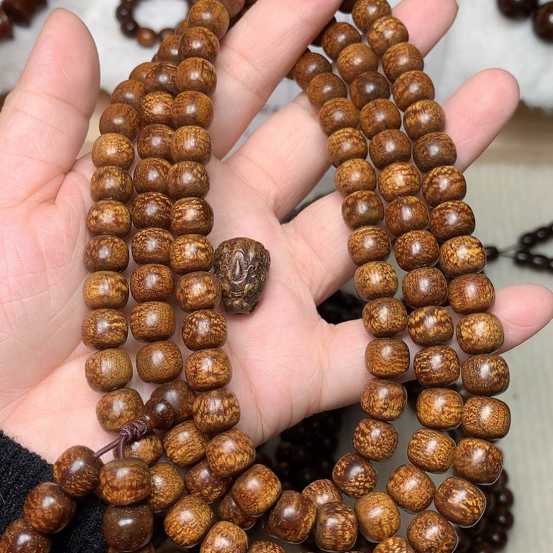 贡木手串/手链巴布亚贡木8*9红龙全品无暇