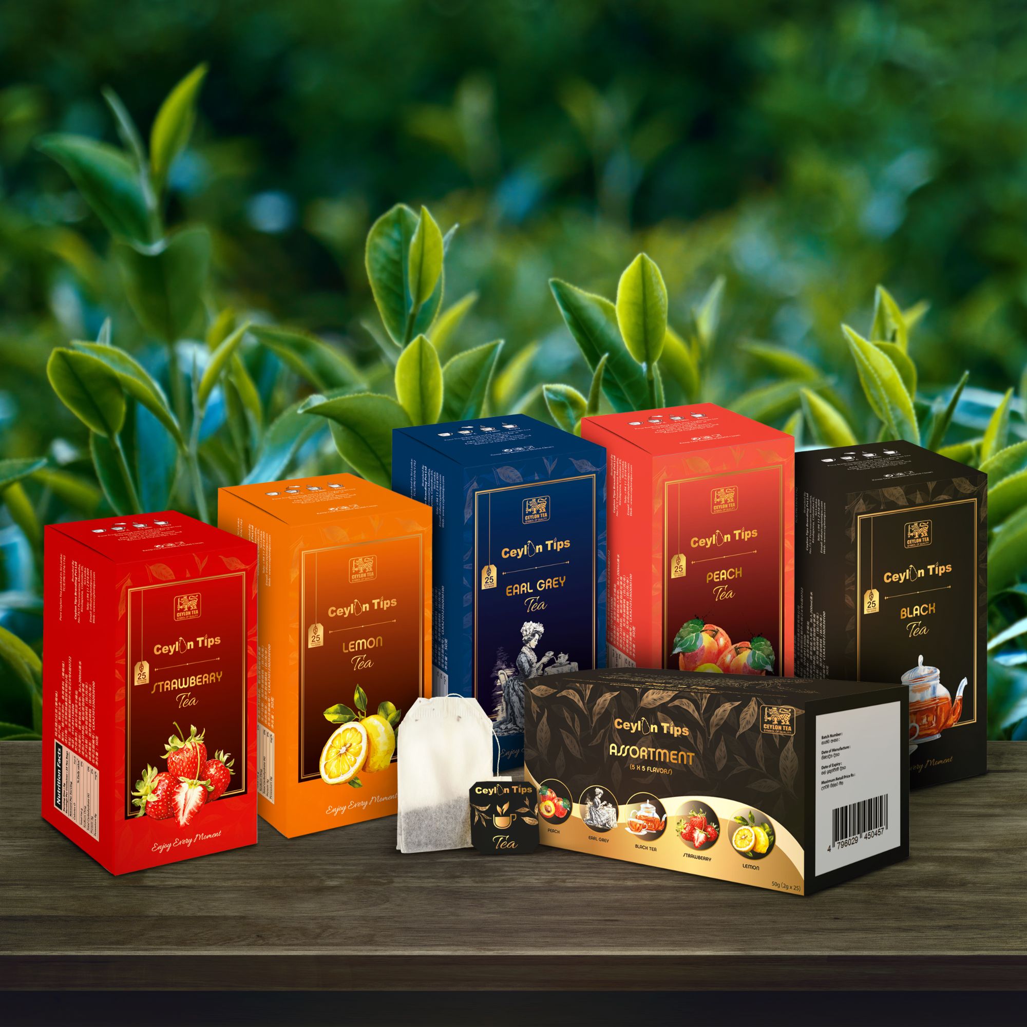 【锡兰甄选】锡兰红茶袋泡茶独立包装袋泡茶6口味可选2g*25包