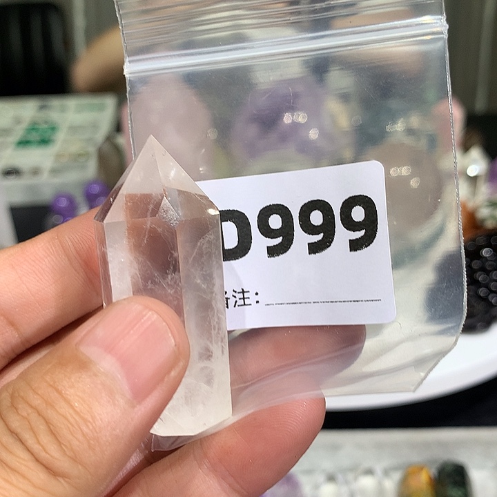 夜***！未镶嵌珠宝半成品水晶天然水晶D999