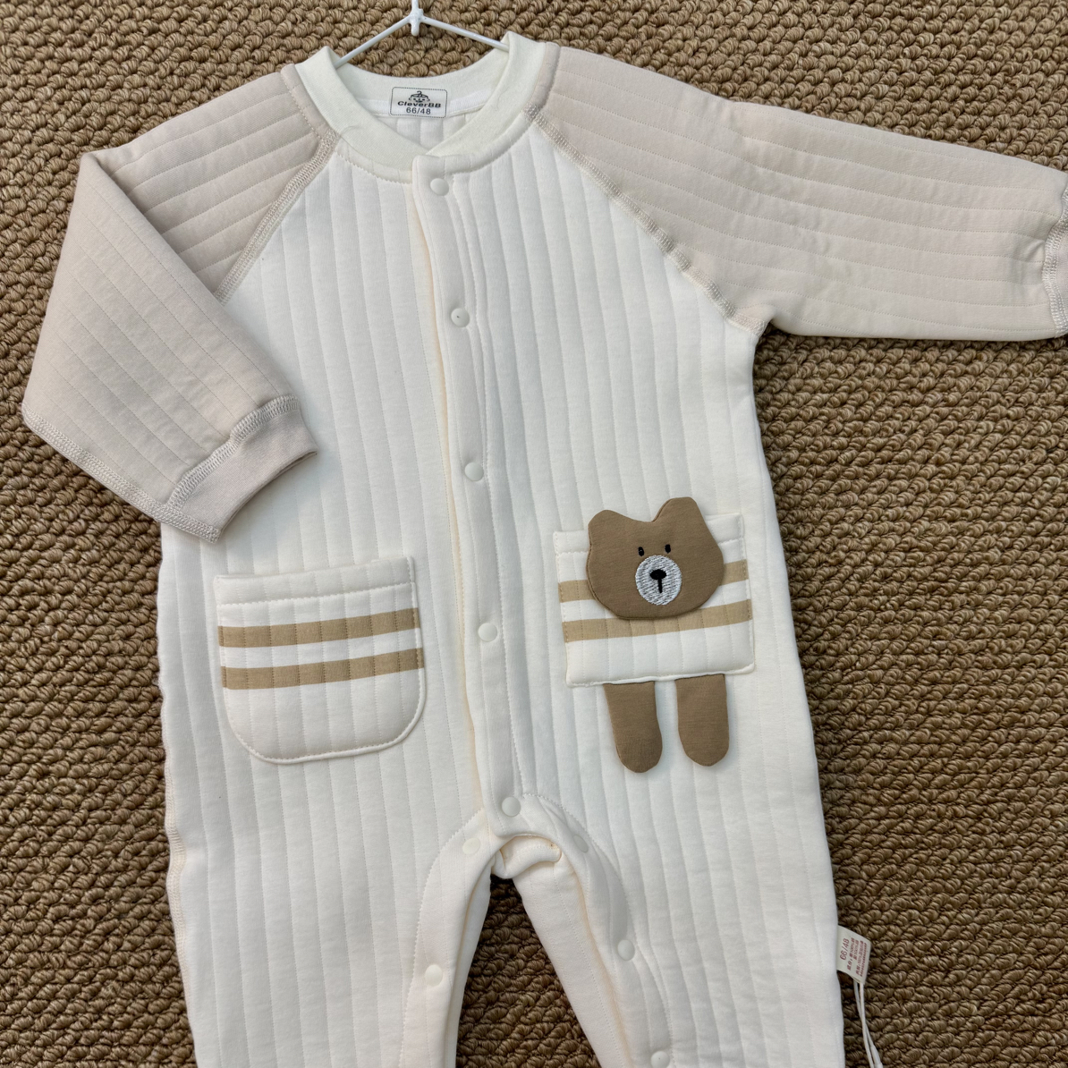 婴童秋冬保暖连体衣哈衣爬服