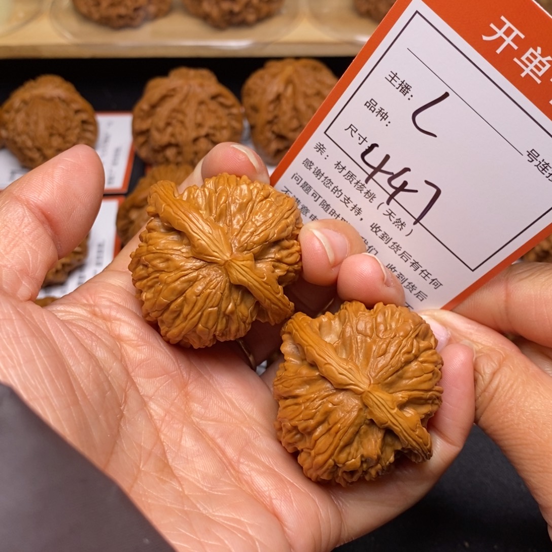 文玩核桃把件42白狮子447号