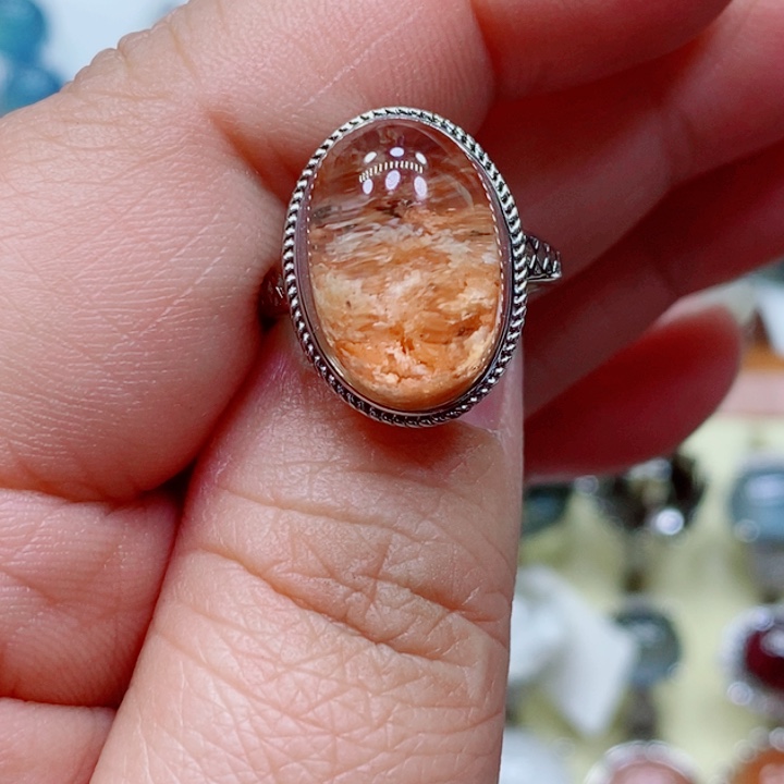 水晶戒指未镶嵌水晶