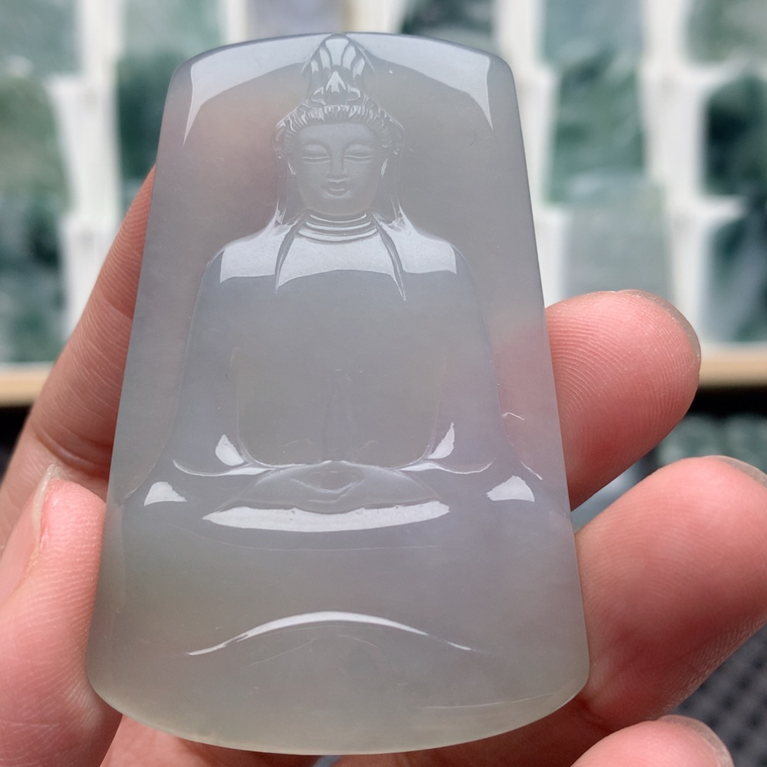 翡翠颈饰未镶嵌?****观音