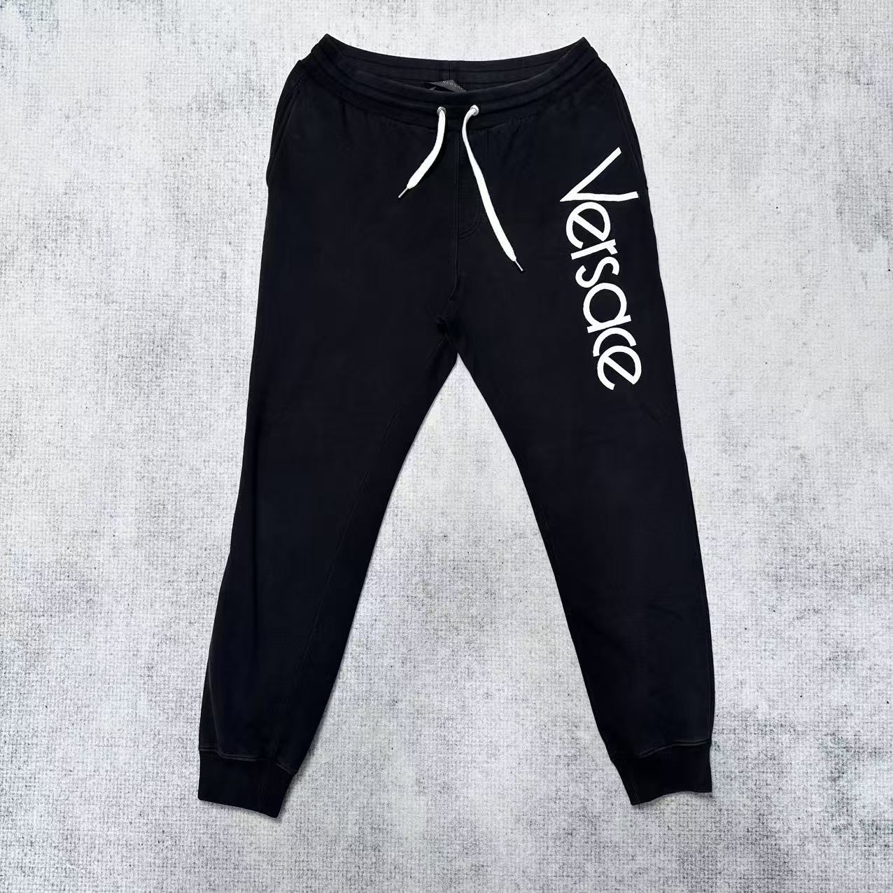 99新 VERSACE/范思哲 logo印花休闲卫裤/L码/99新