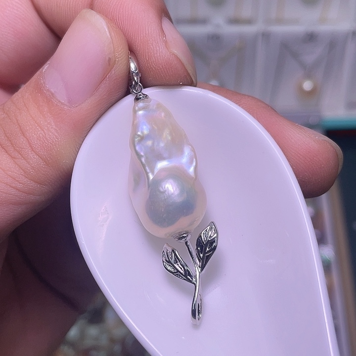 颈饰合金淡水珍珠18