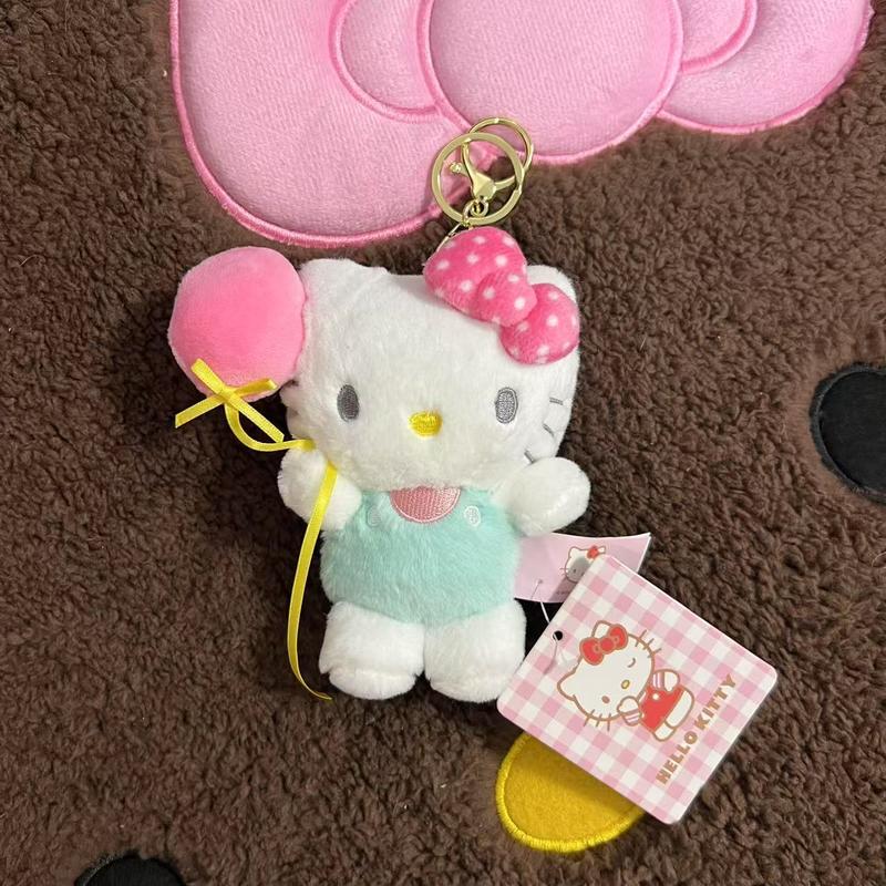 【气球】正版kt凯蒂猫包包挂件hellokitty书包挂饰女生可爱毛绒