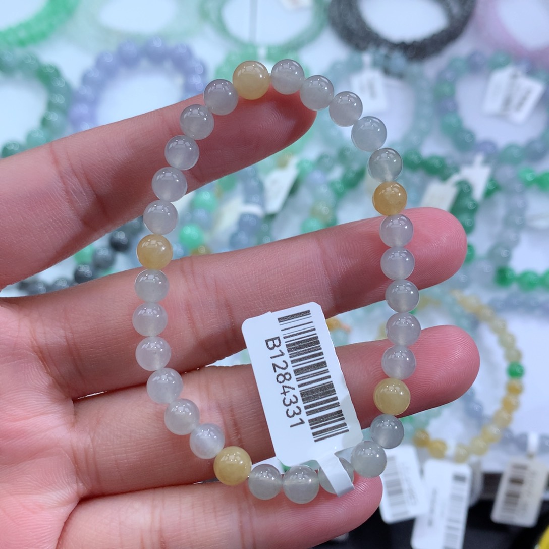 翡翠手链未镶嵌天然