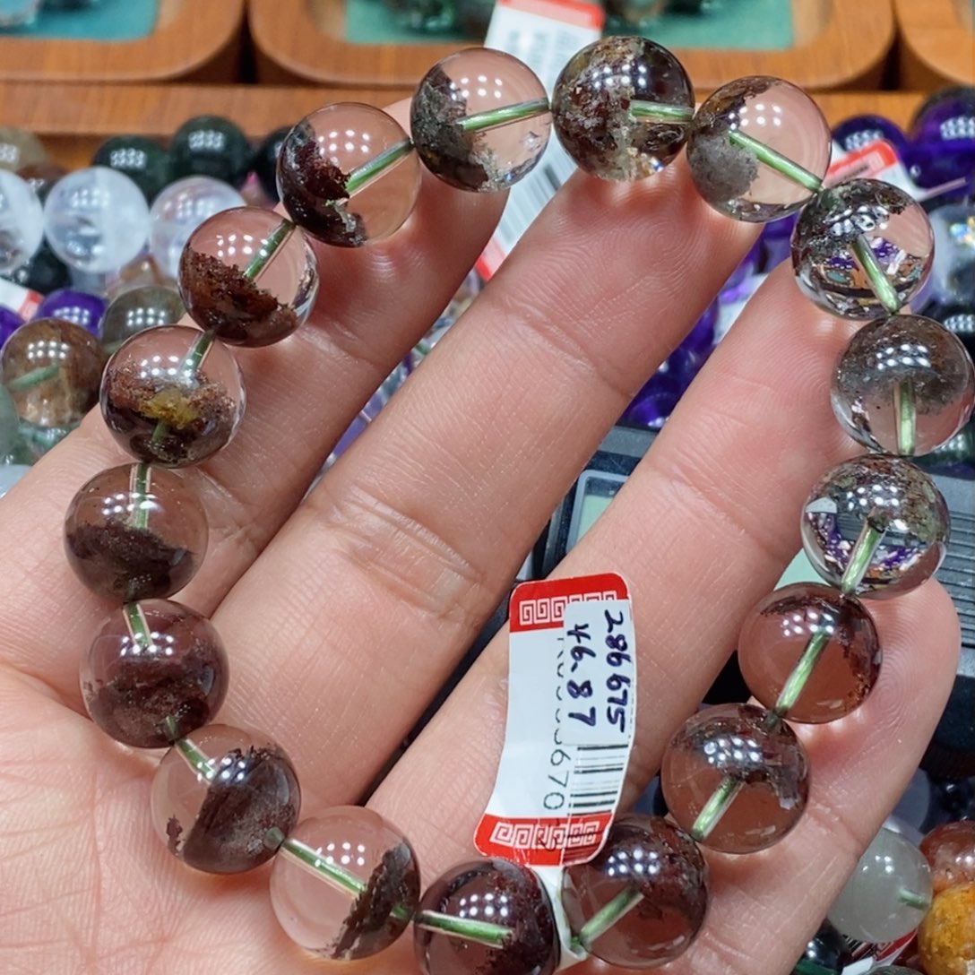 水晶手串未镶嵌天然