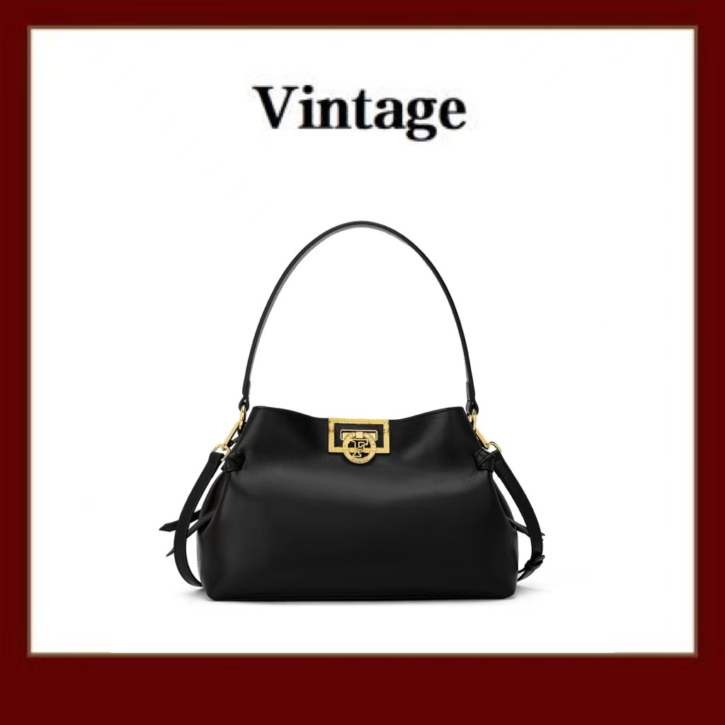 FIMKA时尚潮流高级感黑色单肩斜挎包包