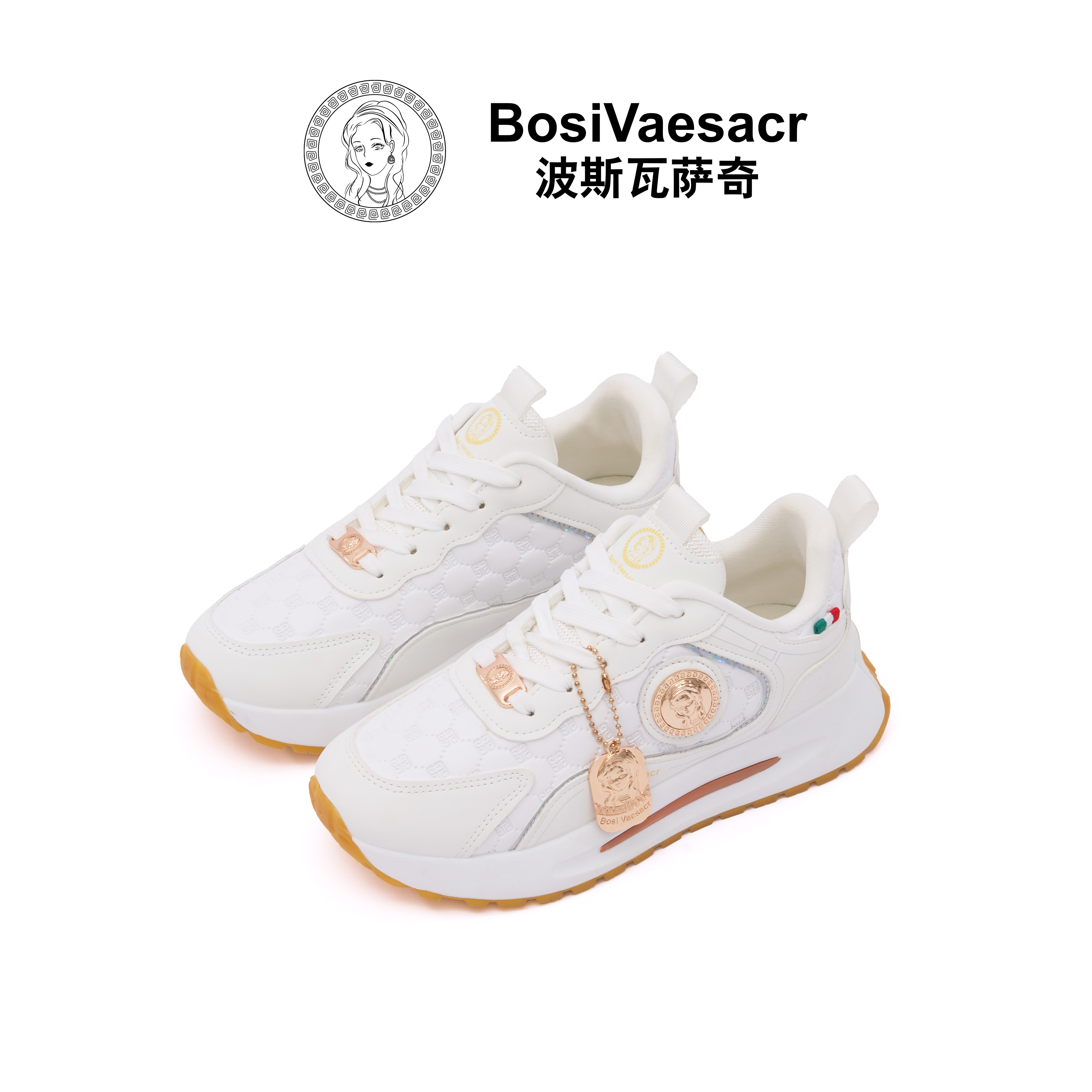 【男女同款】2025门店款Bosi Vaesacr波斯瓦萨奇加绒百搭轻奢时尚鞋