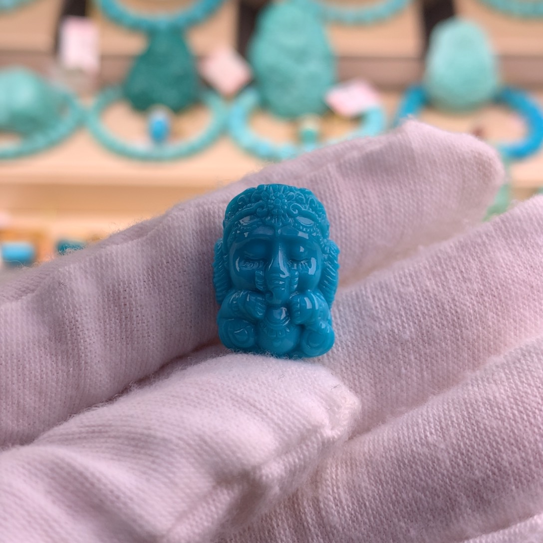 绿松石珠宝奇石未镶嵌