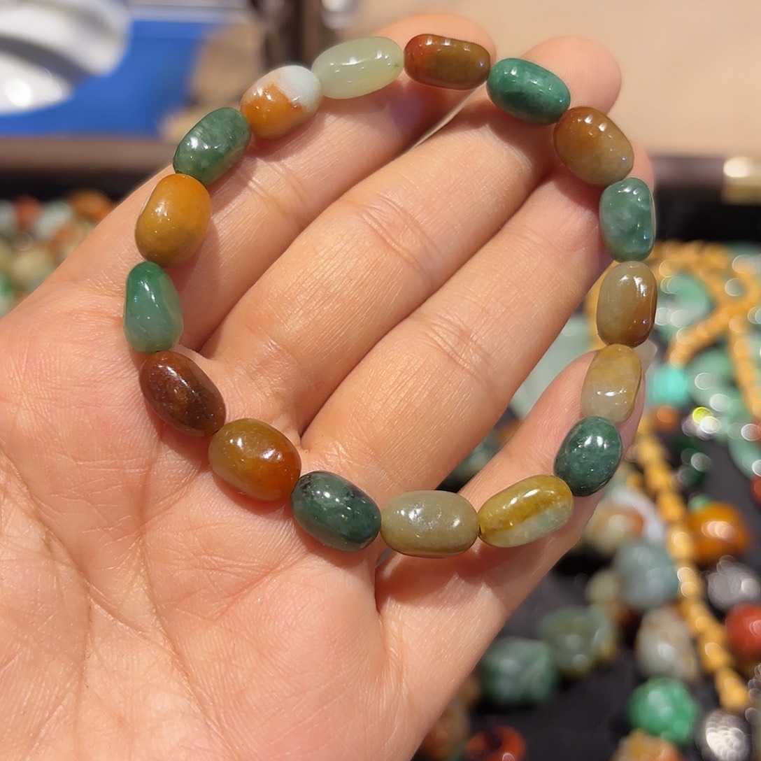 翡翠未镶嵌颈饰原创