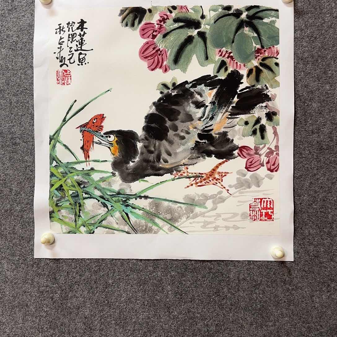 国画王占海老师手绘作品