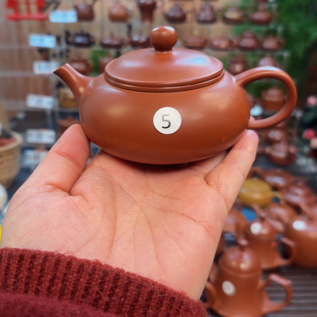 朱泥茶壶朱泥寒江160C