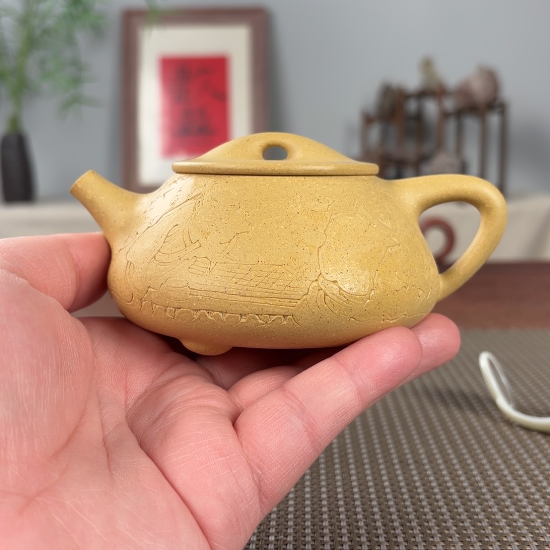 紫砂茶壶黄龙山原矿紫砂壶