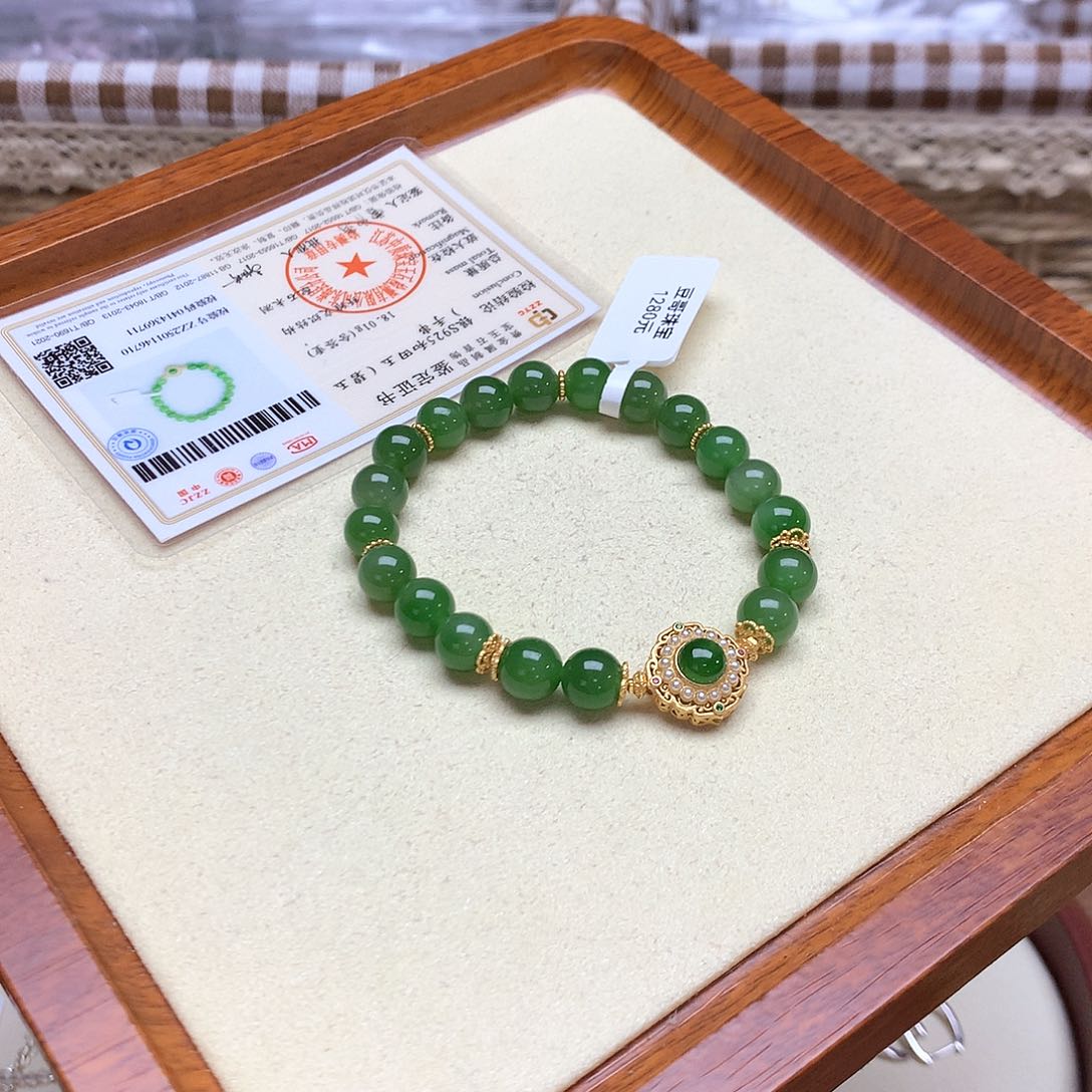 未镶嵌和田玉手链手链