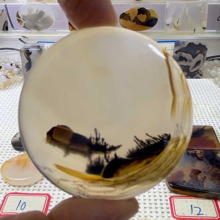 玛瑙/玉髓颈饰合金