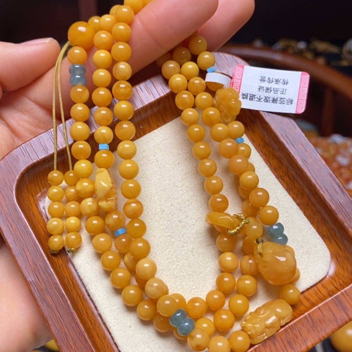 【闪购商品】蜜蜡手链未镶嵌手串