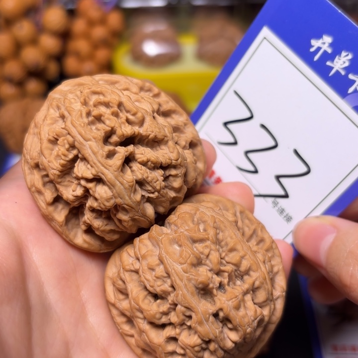 文玩核桃把件46粗筋333全