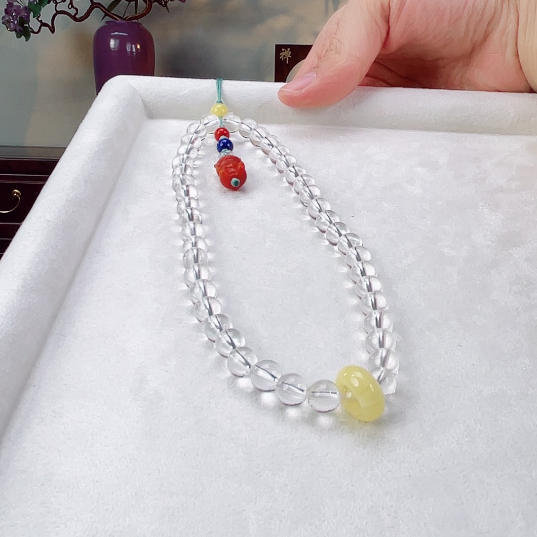 水晶手链未镶嵌水晶