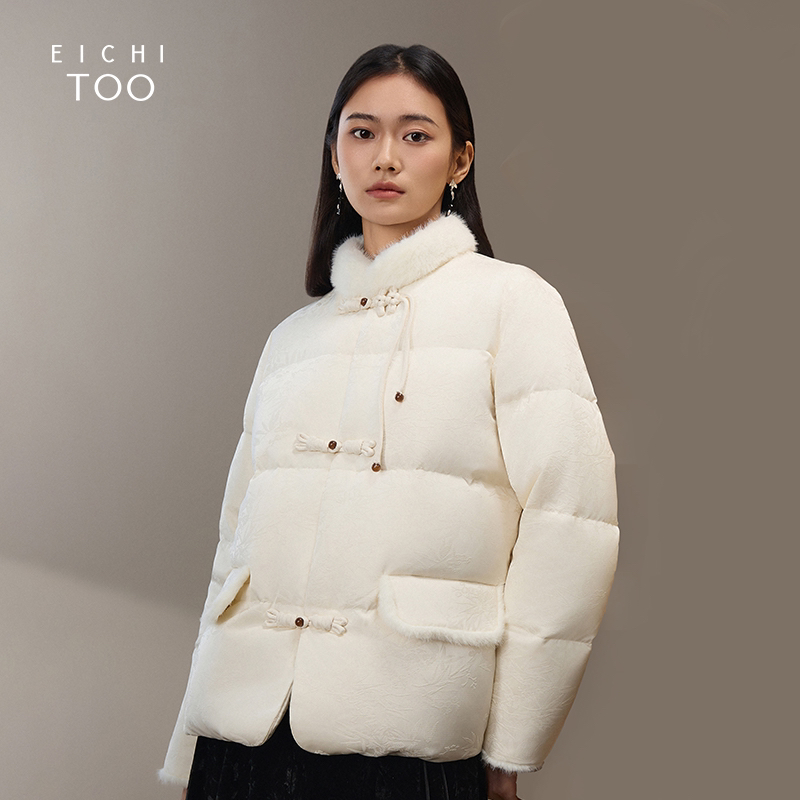 2024冬季新款国风盘扣女短款新中式袄子