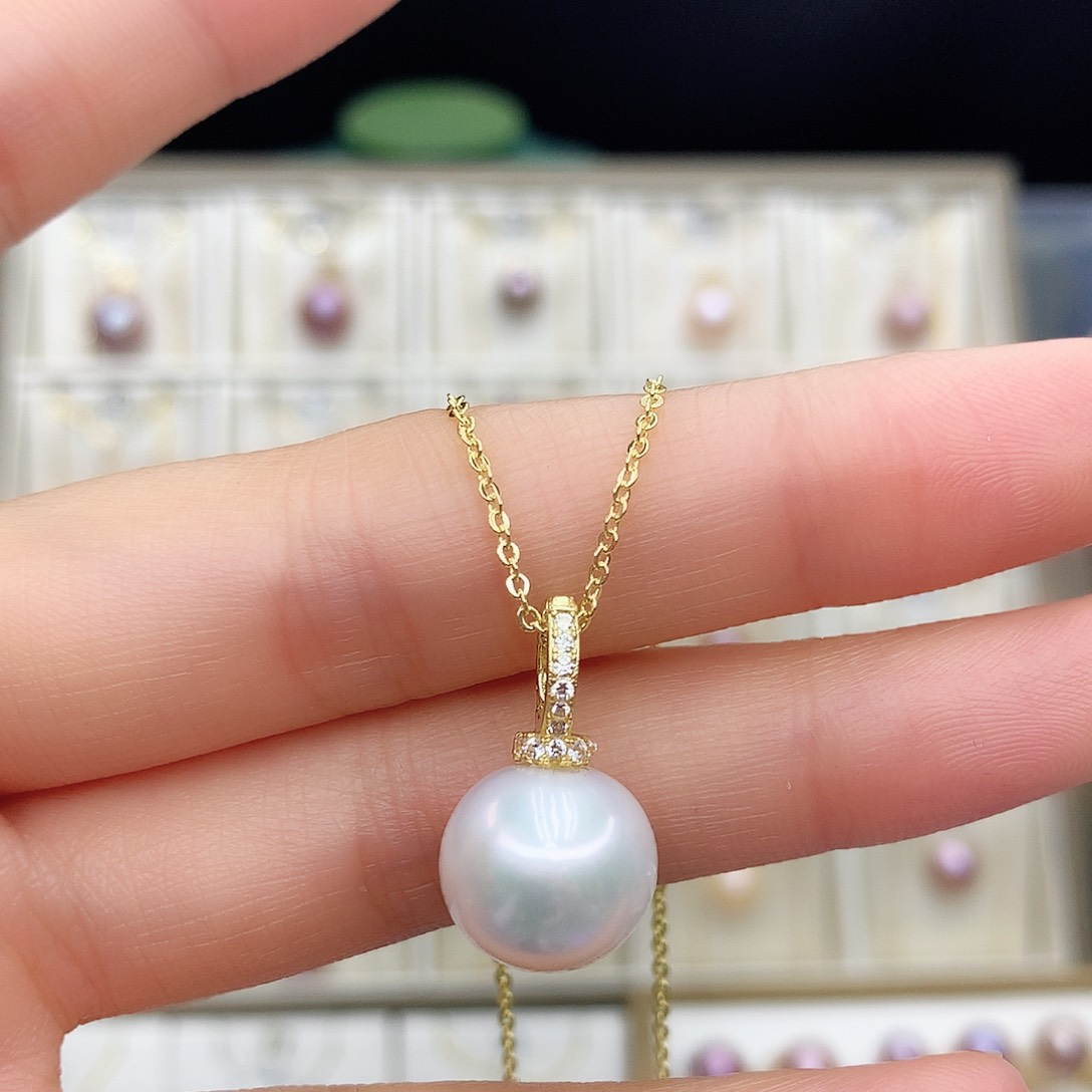 淡水珍珠颈饰合金