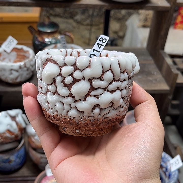 全手工柴烧志野匣钵泥0148