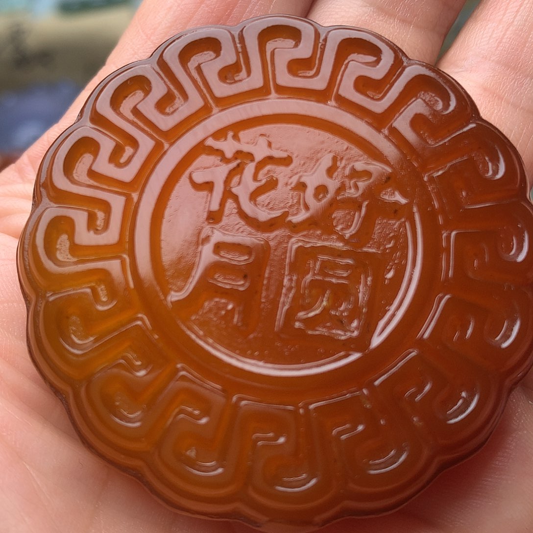 玛瑙/玉髓珠宝奇石未镶嵌手把