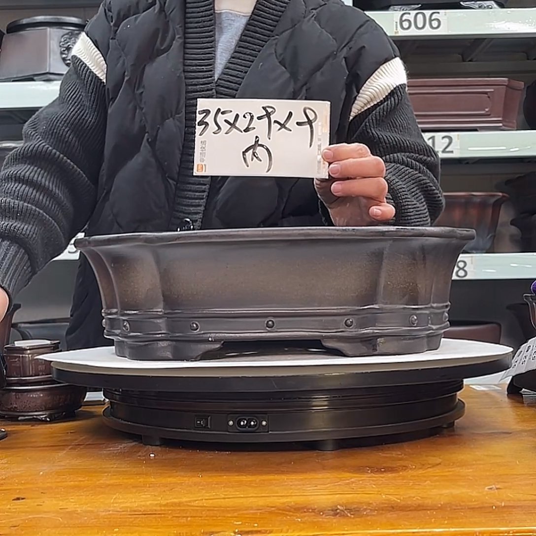 紫砂花盆宜兴紫砂50号