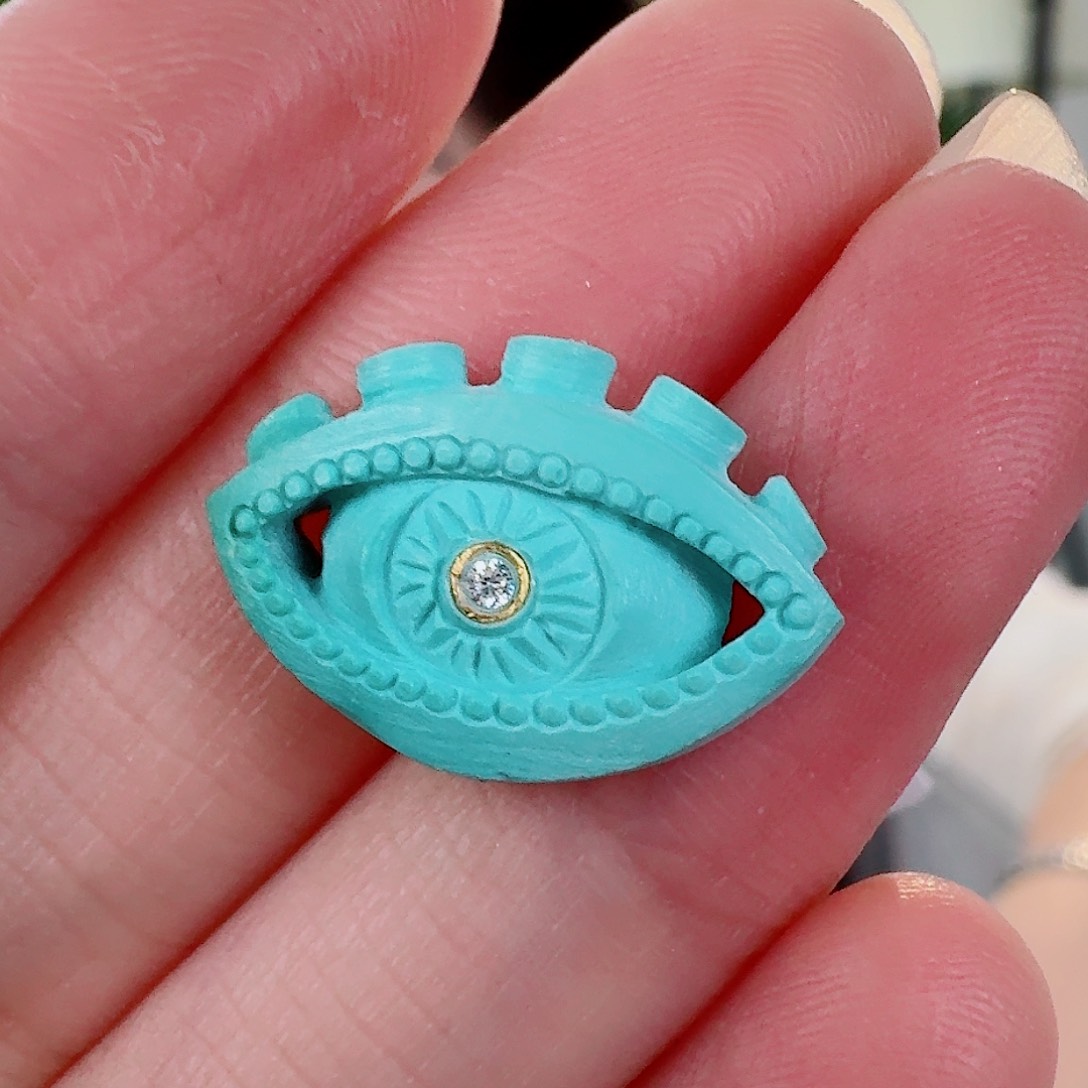 未镶嵌绿松石珠宝奇石