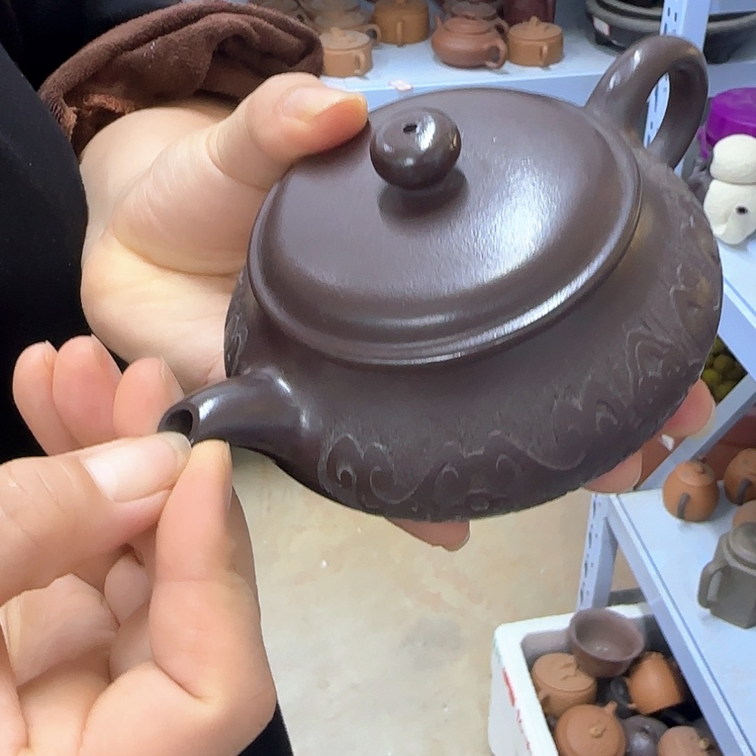 茶壶紫砂宜兴紫砂壶瑕疵处理