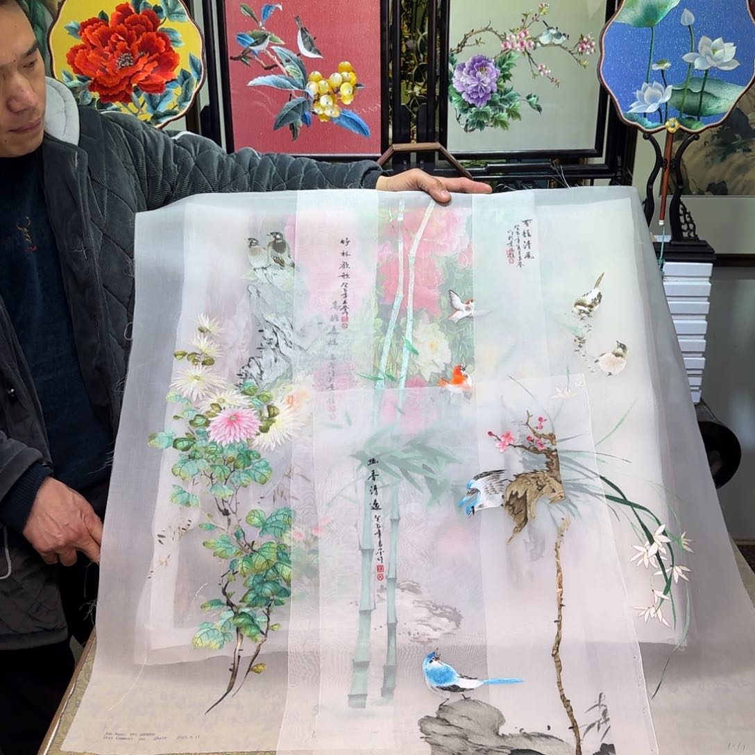 刺绣刺绣工艺精湛