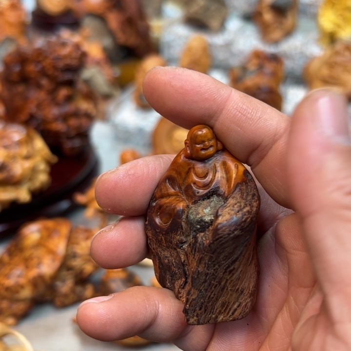 柏木玉*珑手把件的设计和制作