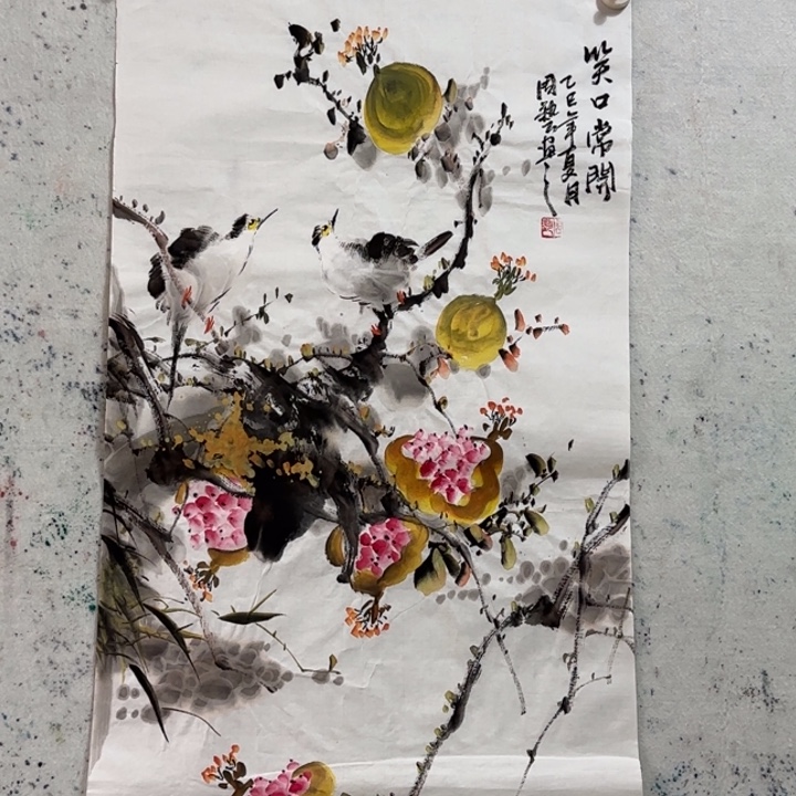 国画手绘国风国画作品