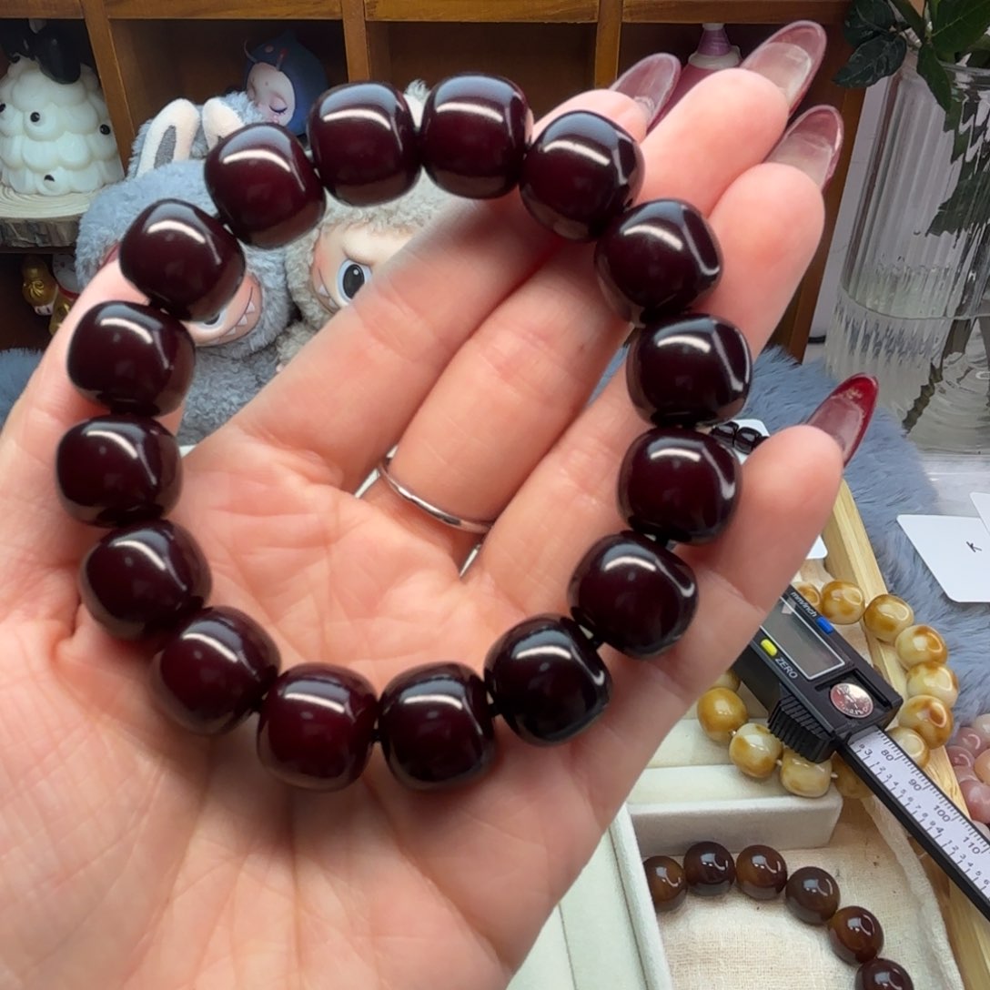 菩提根/象牙果吊坠朱供14mm菩提根