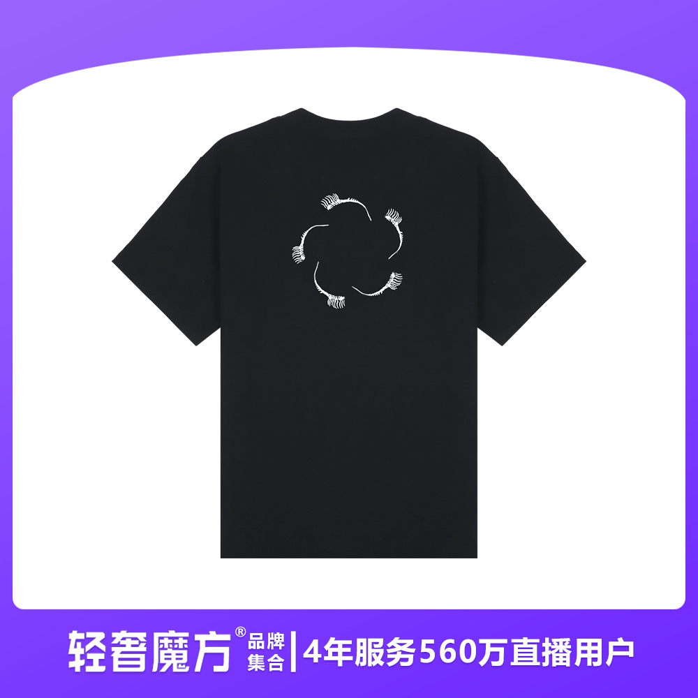 轻奢魔方25新款夏季经典重磅克重纯棉T恤衫25NT156