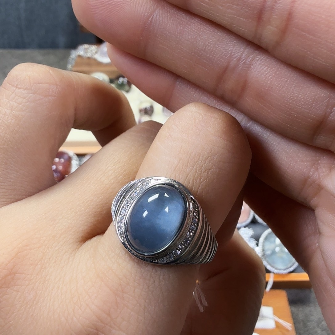 Z***.戒指水晶银S925镶嵌