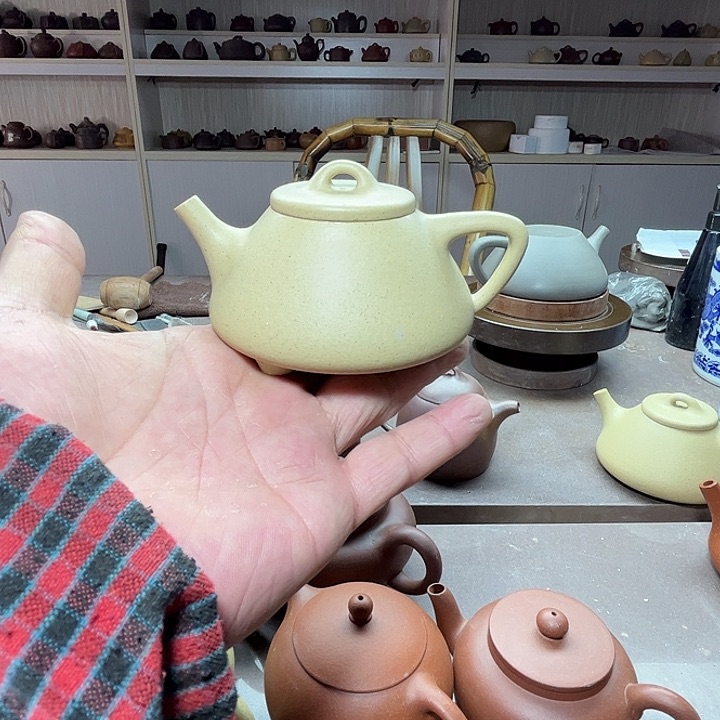 紫砂茶壶千*紫砂壶石瓢