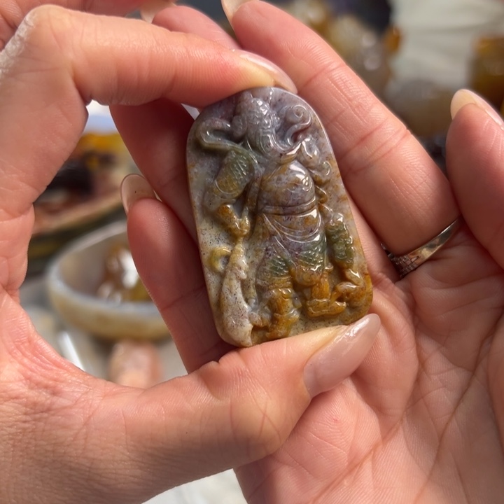 玛瑙/玉髓吊坠(不含链)未镶嵌