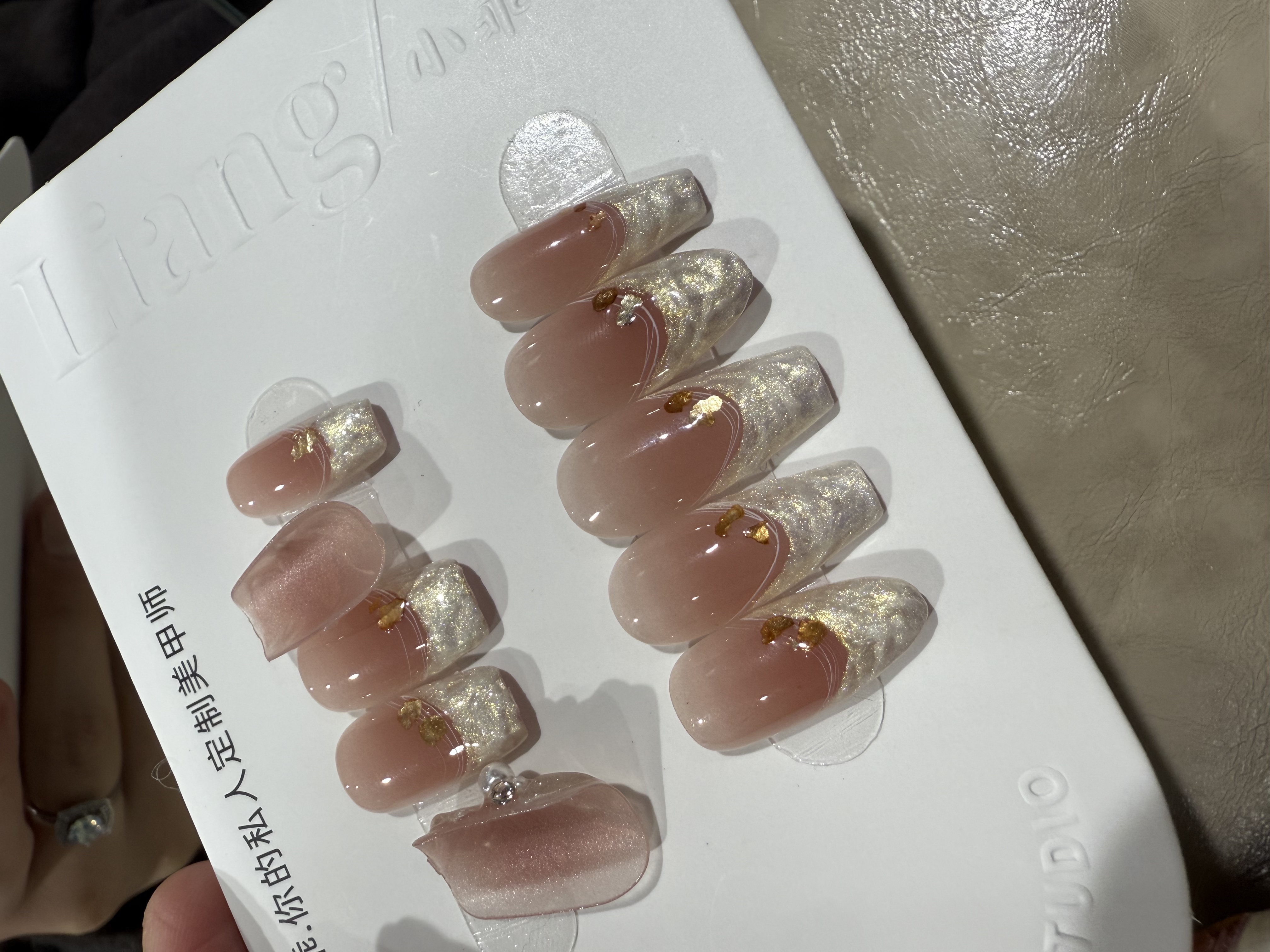 【全法式花田错】高端 纯手工 定制 穿戴甲 轻奢美甲显白气质穿戴式