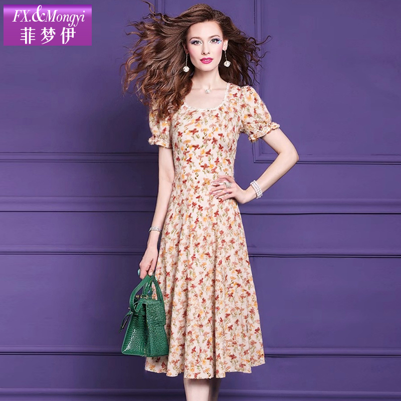 菲梦伊新款时尚连衣裙FXXL1099
